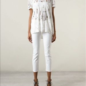 Mother Looker Crop Skinny Jeans